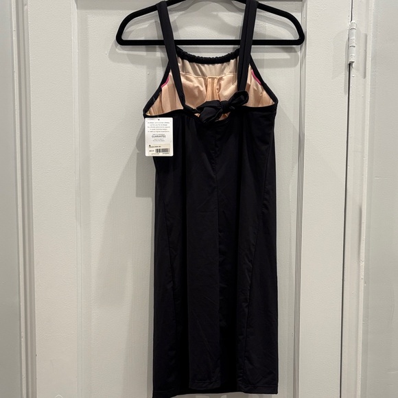 Athleta Kokomo Swim Dress Black NWT Size Small Built-In Bra - Picture 8 of 13